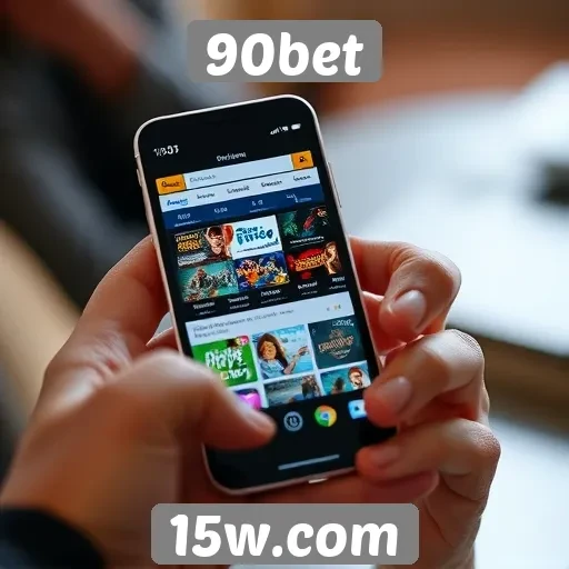 Acessibilidade do site 90bet para dispositivos móveis