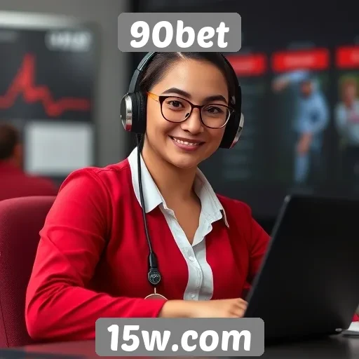 Suporte ao cliente no site 90bet